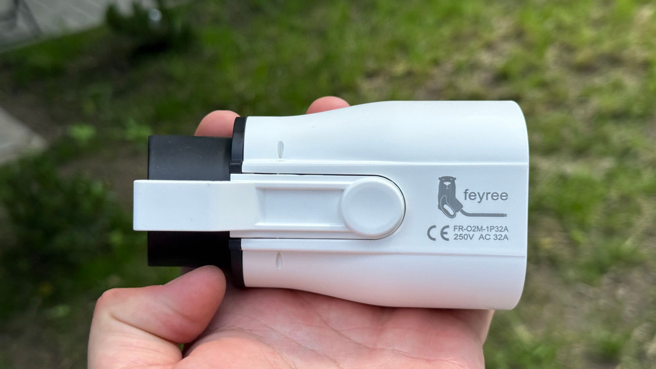 Адаптер для электромобилей Feyree Type 2 на Type 1 (32A, 7.4 кВт) — 4