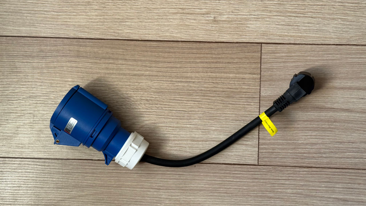 Adaptor - adaptor de la priză de putere (32A) la fișă euro (16A) pentru încărcarea Tesla Mobile — 5